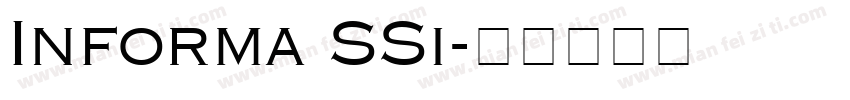 Informa SSi字体转换